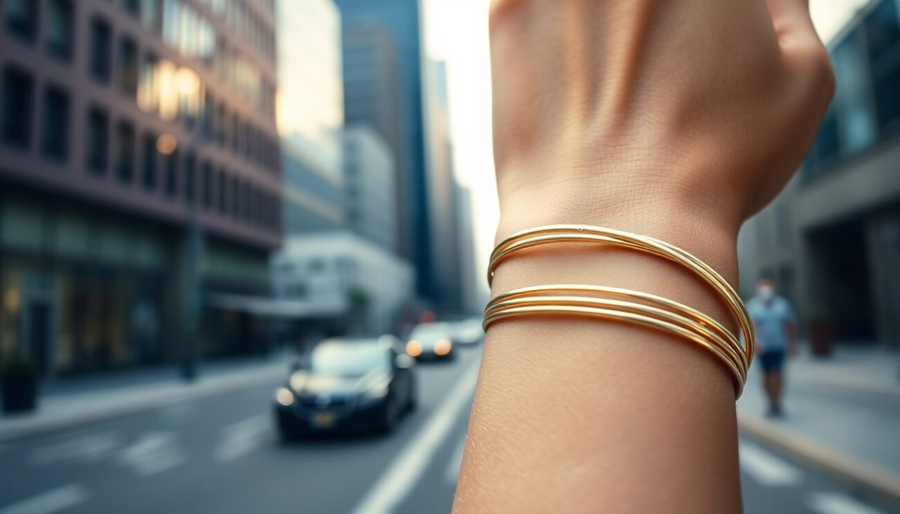 Ajda Bilezik Nedir? İnce Bir Çizginin Moda Evrenine Sızış Hikâyesi 19 sokak stilinde 4 altin dokunus kolda 3lu ajda seti hafif makyaj hafi