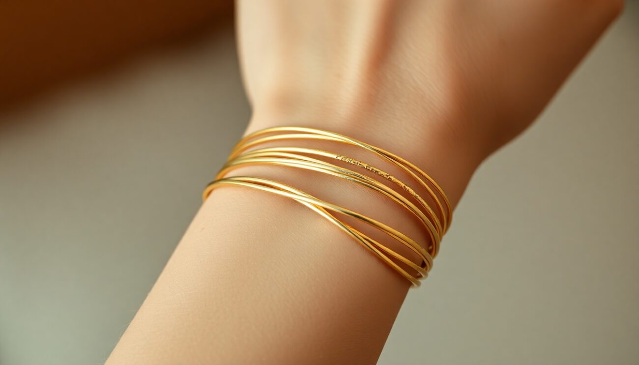 Ajda Bilezik Nedir? İnce Bir Çizginin Moda Evrenine Sızış Hikâyesi 37 stacking art ajda bileziks strongest domain multiple thin solid 22k 1 1