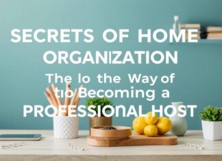 Evdeki Düzenin Sırları: Profesyonel Bir Ev Sahibi Olmanın Yolu Secrets of Home Organization: The Way to Becoming a Professional Host