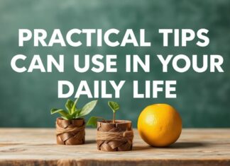 Günlük Hayatınızda Kullanabileceğiniz Pratik İpuçları Practical Tips You Can Use in Your Daily Life