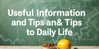 Günlük Yaşamda Kullanılabilir Bilgi ve İpuçları Useful Information and Tips for Daily Life