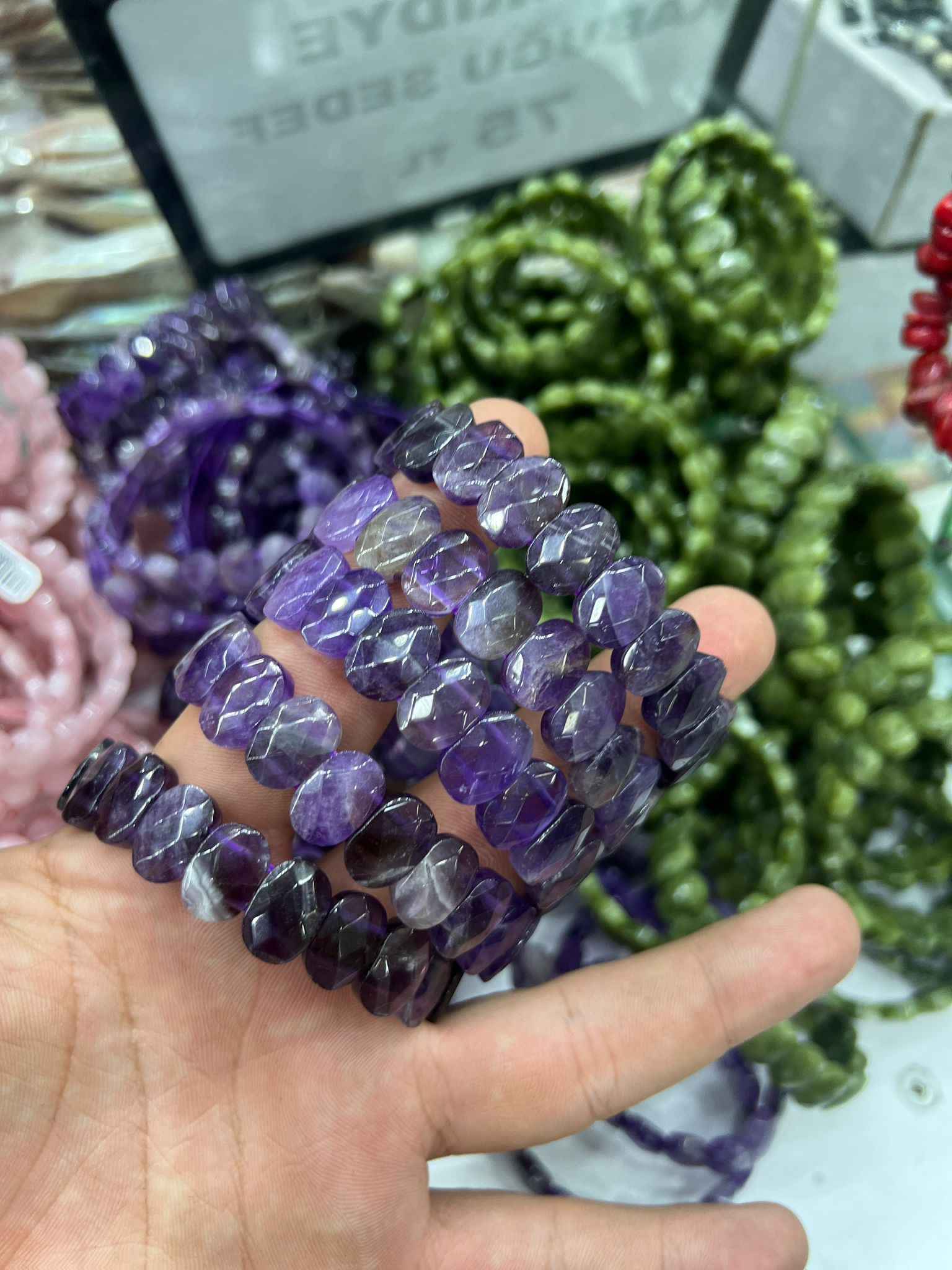 ametist taşı bileklik