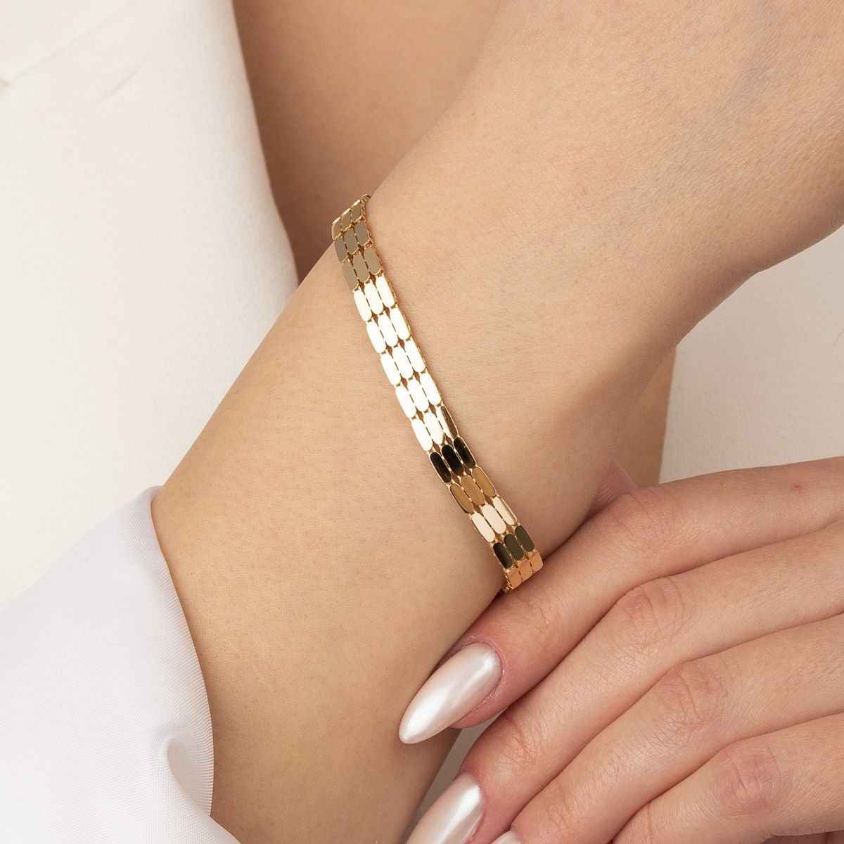 üçlü altın bileklik üçlü altın bileklik