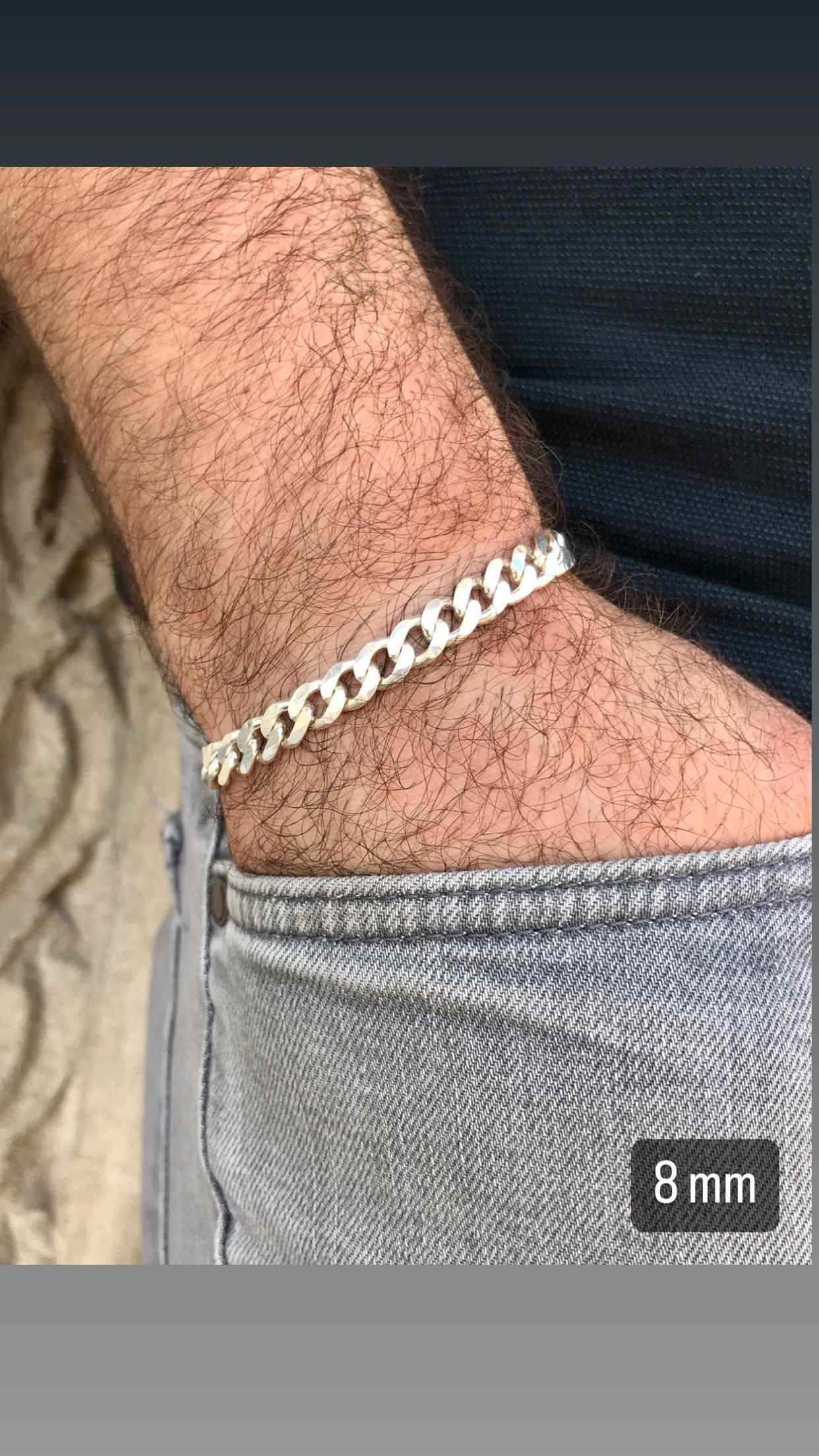 erkek gümüş bileklik