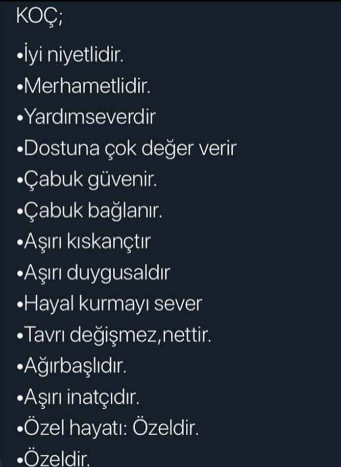 koç Burcu Özellikleri Nelerdir?