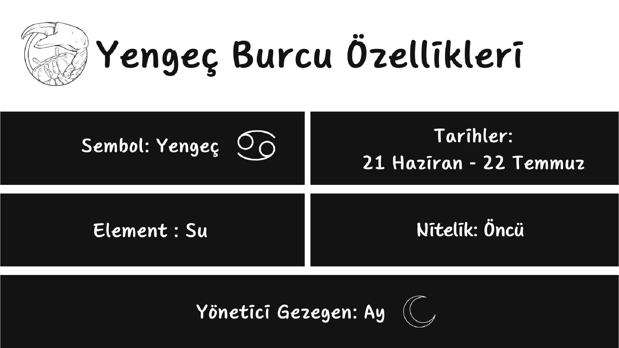 yengeç Burcu Özellikleri Nelerdir?