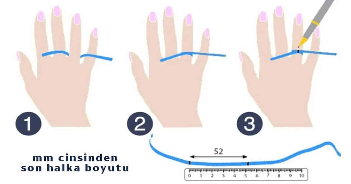 yüzük ölçünüzü bulun