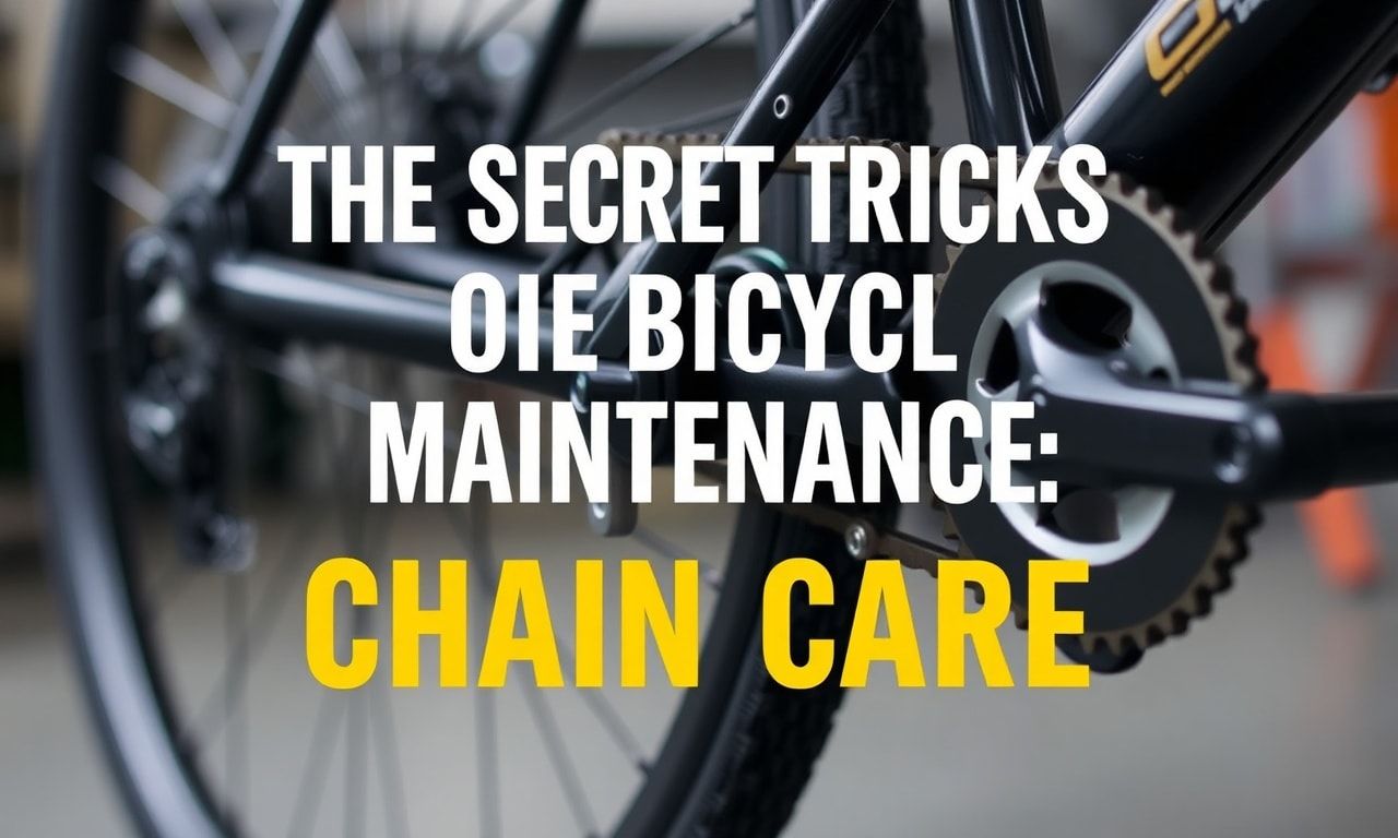 Bisiklet Bakımının Gizli Sırları: Zincir Bakımına Odaklanalım