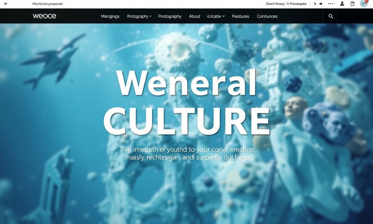 Dünya Genel Kültürü: Bilgi, Eğlence ve Keşif