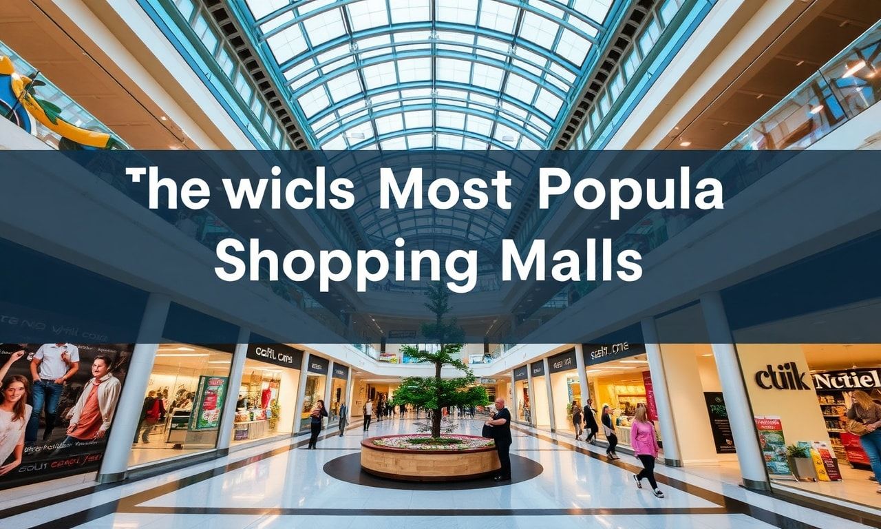 Dünya'nın En Popüler Alışveriş Merkezleri: Bir Tur