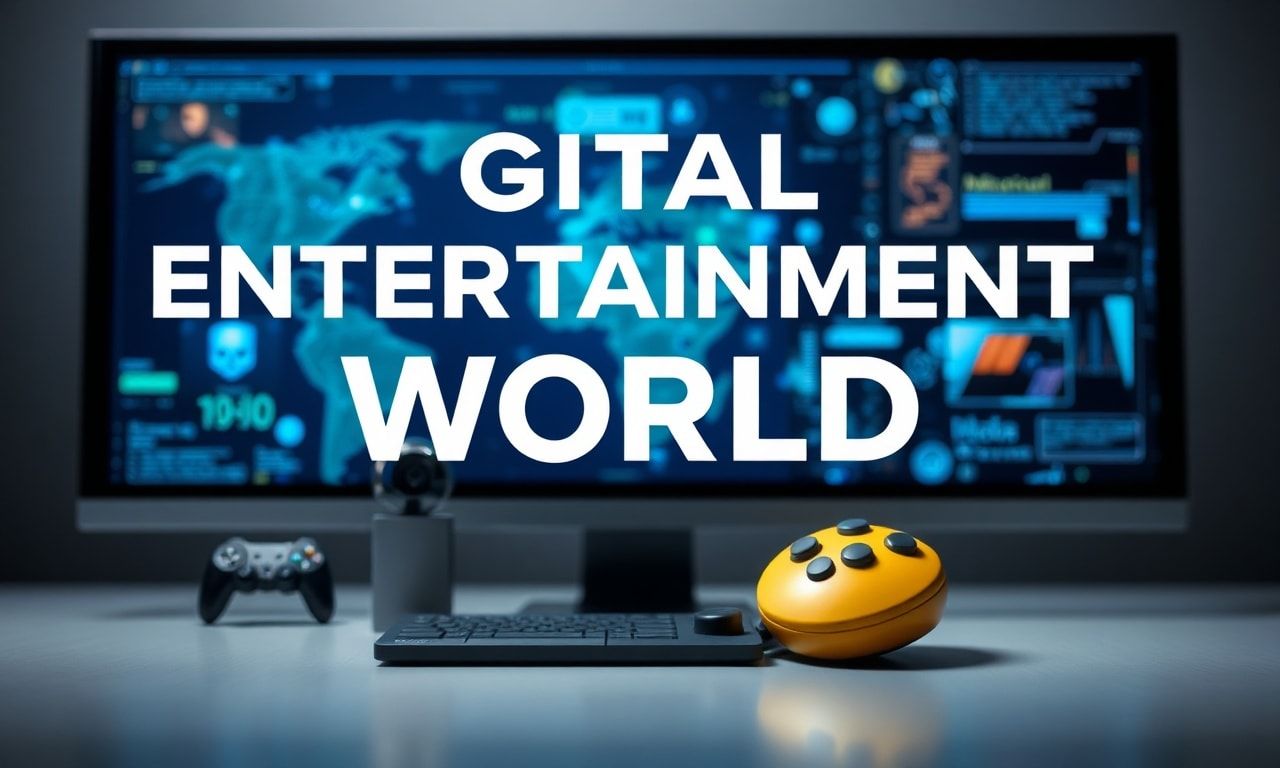 Dijital Eğlence Dünyası: Oyunlar, Teknoloji ve Gelecek