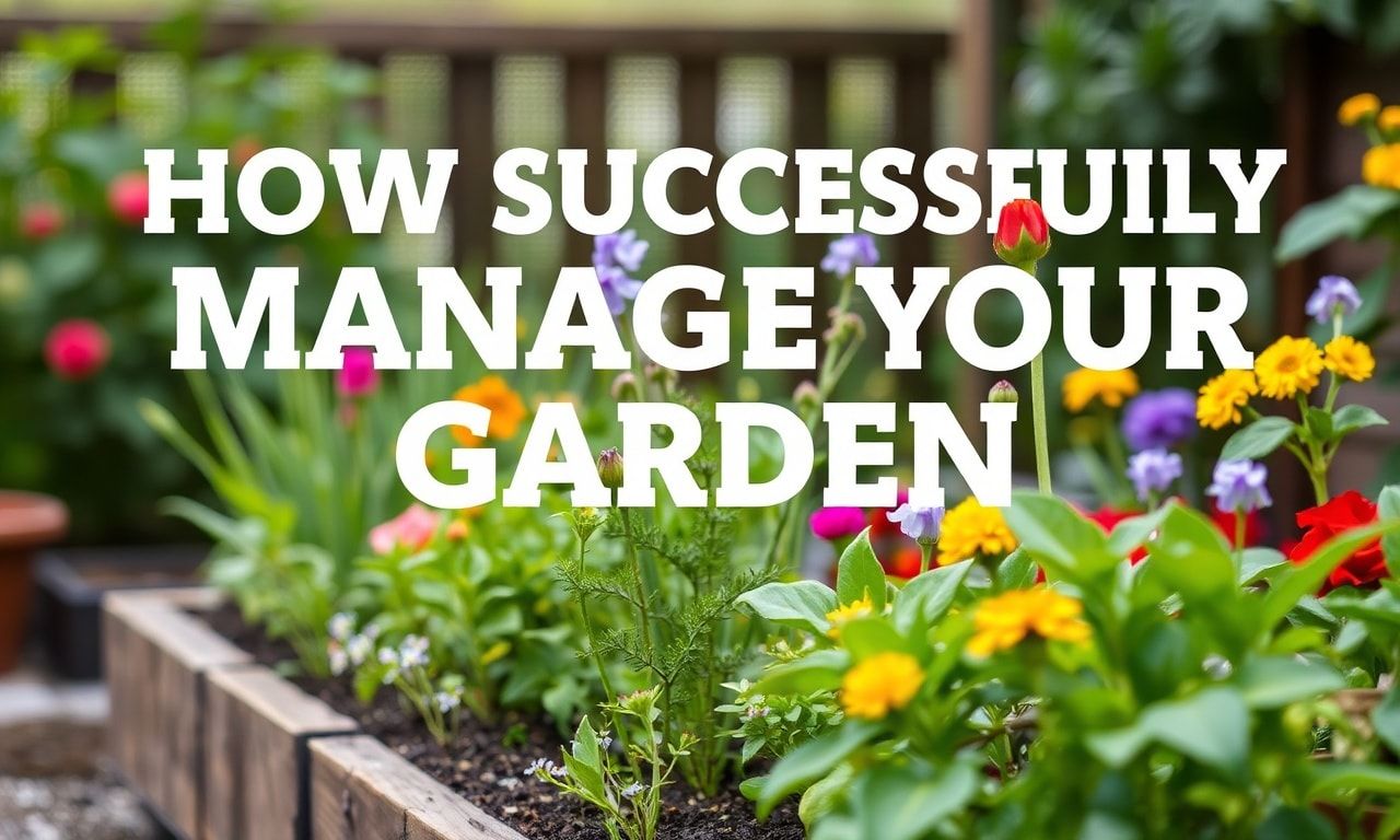 Ev Bahçesininizi Nasıl Başarıyla Yönetirsiniz?
