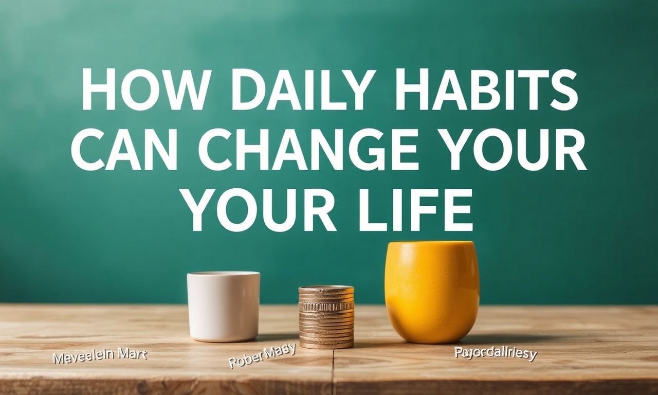 Günlük Alışkanlıkların Yaşamınızı Nasıl Değiştirebilir