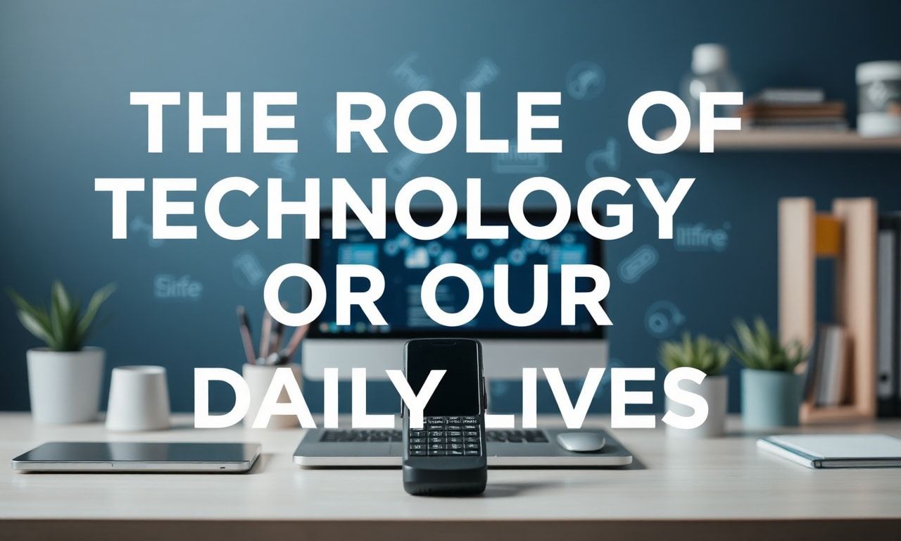 Günlük Hayatımızda Teknolojinin Rolü