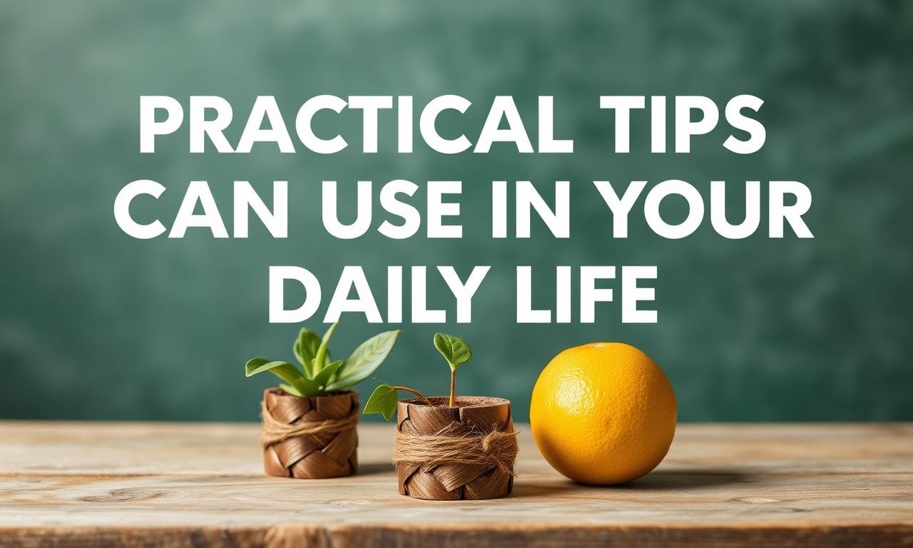 Günlük Hayatınızda Kullanabileceğiniz Pratik İpuçları