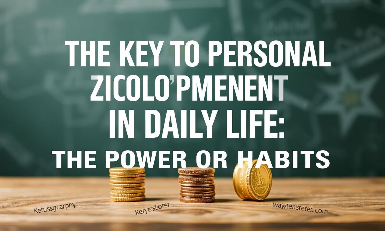 Günlük Hayatta Kişisel Gelişiminizin Anahtarı: Alışkanlıkların Gücü