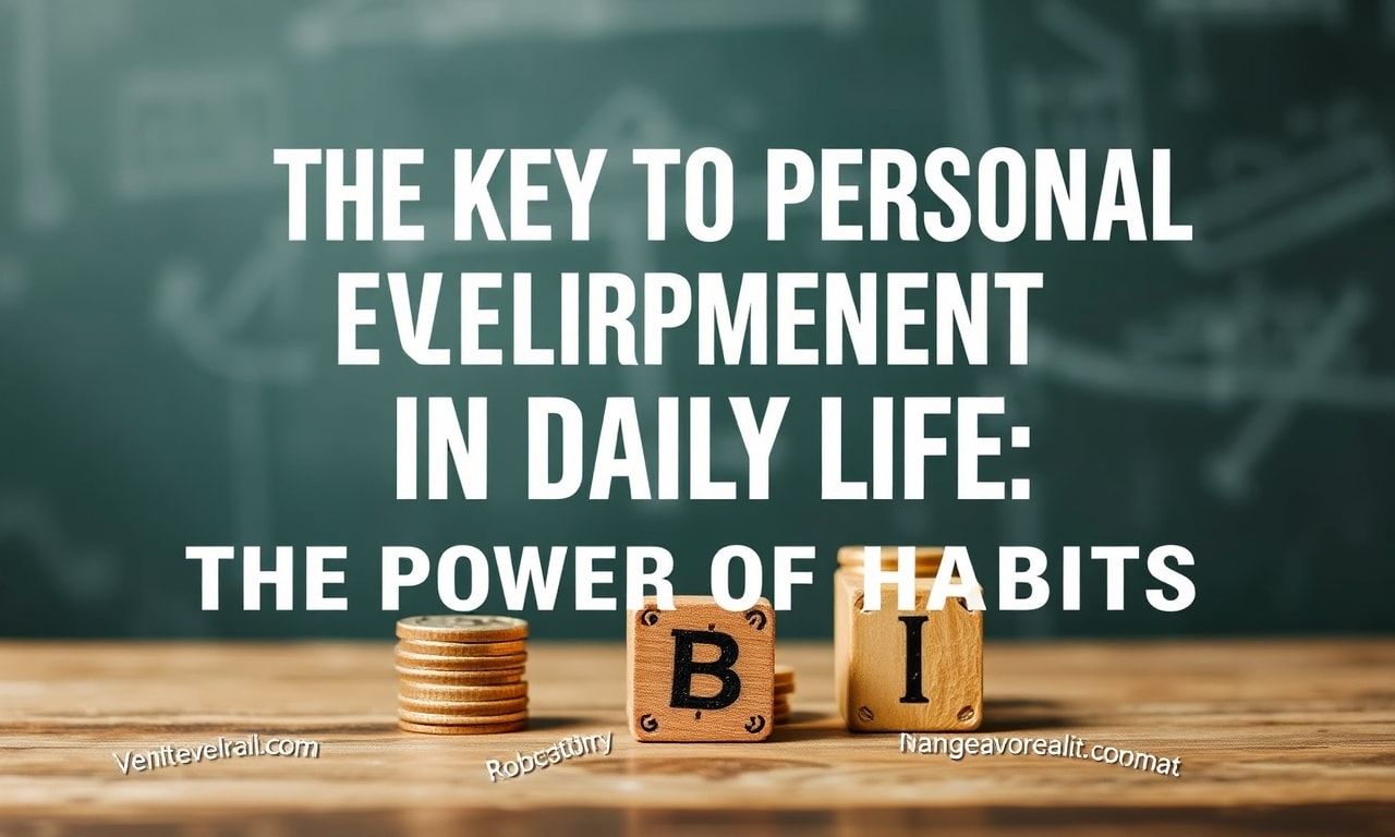Günlük Hayatta Kişisel Gelişiminizin Anahtarı: Alışkanlıkların Gücü