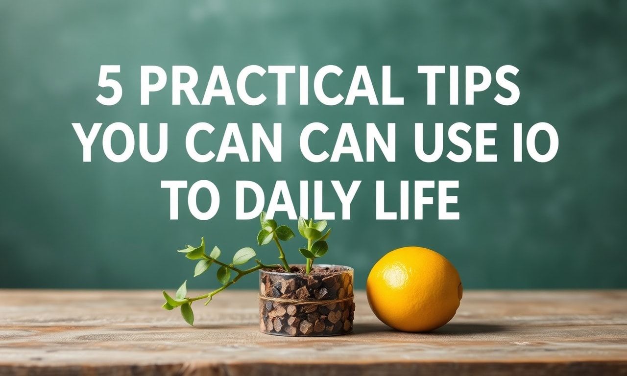 Günlük Hayatta Kullanabileceğiniz 5 Pratik İpucu