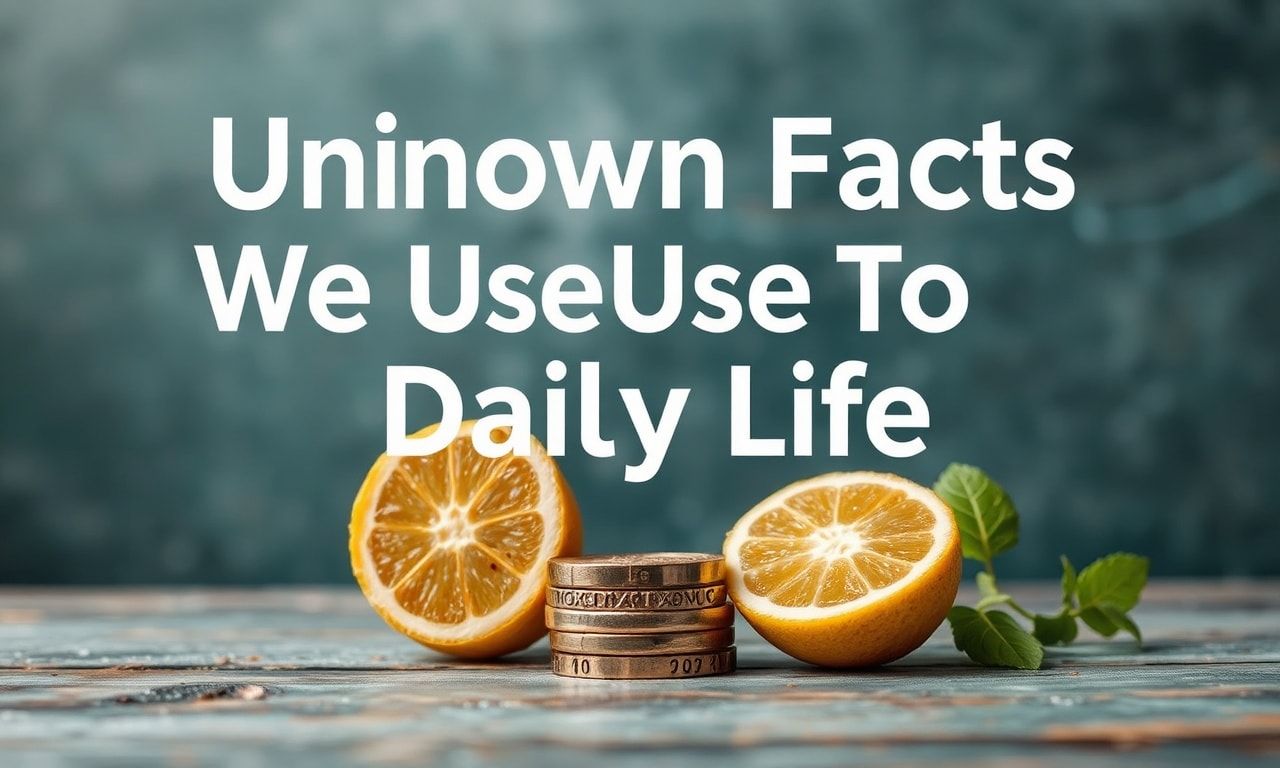 Günlük Hayatta Kullandığımız Bilinmeyen Gerçekler