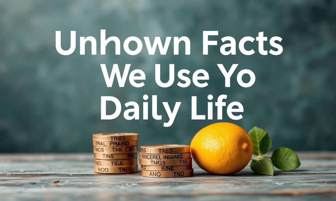 Günlük Hayatta Kullandığımız Bilinmeyen Gerçekler