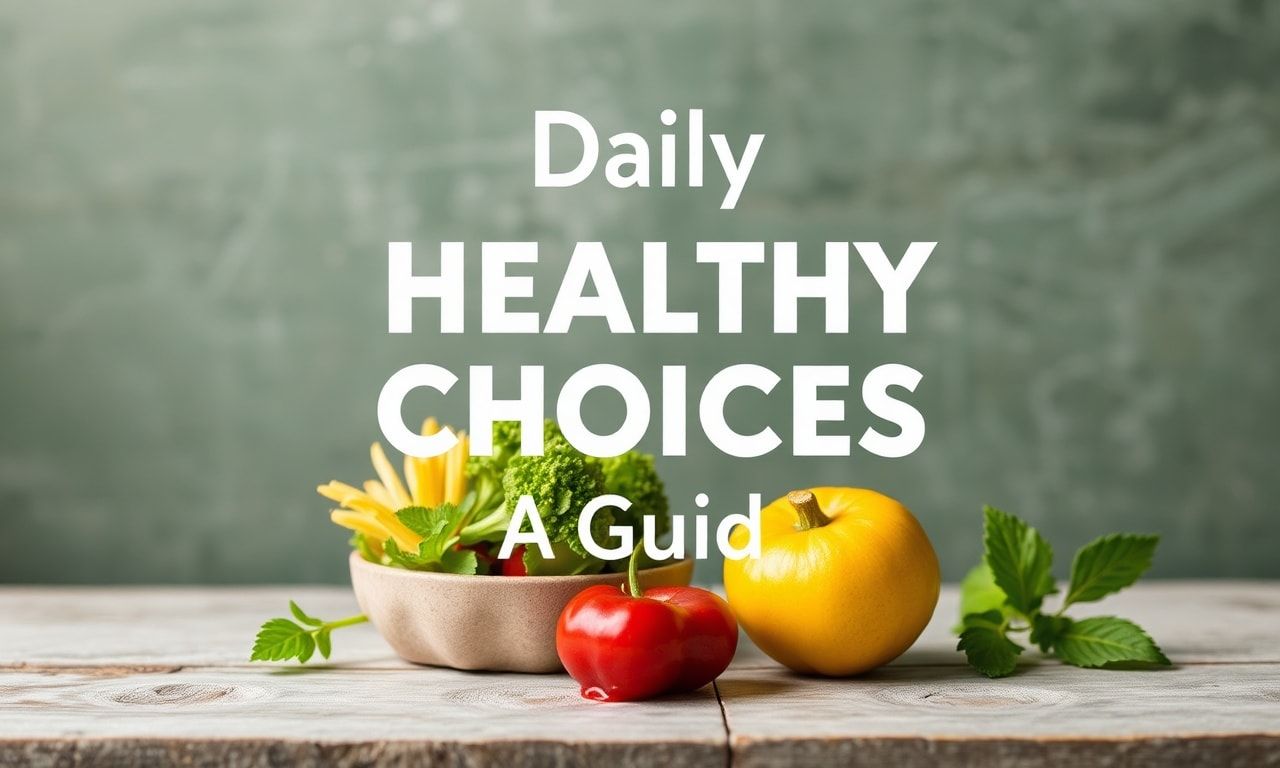 Günlük Yaşamda Sağlıklı Seçimler: Bir Rehber