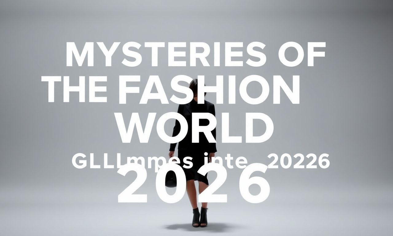 Moda Dünyasının Gizemleri: 2026'ya Bakış