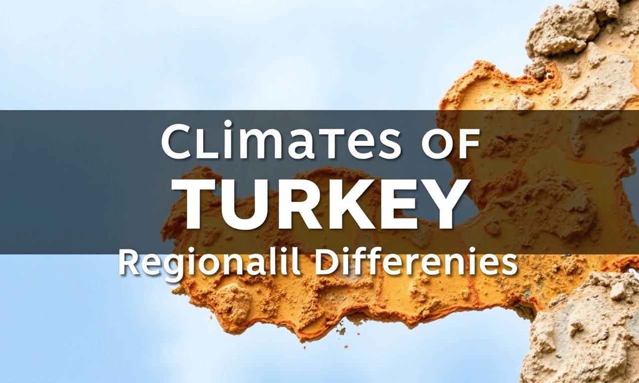 Türkiye'nin İklimleri: Bölgelere Göre Farklılıklar