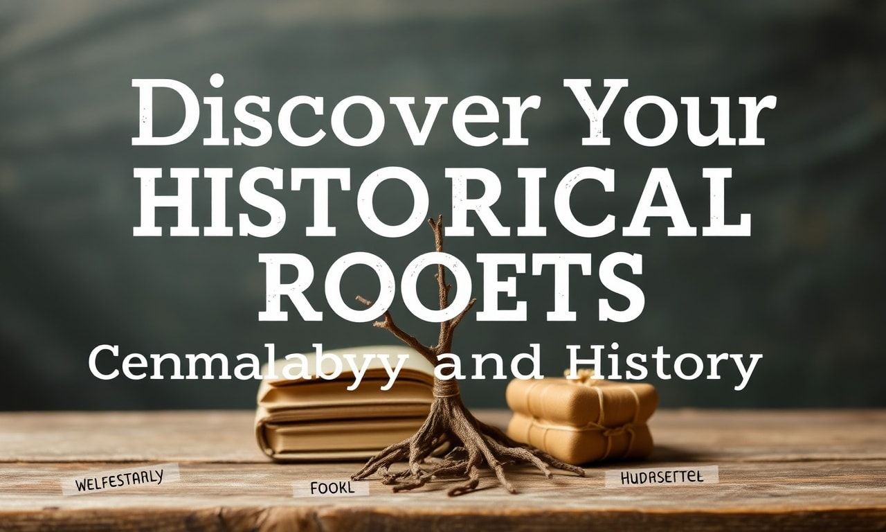 Tarihi Kökleri Keşfedin: Soy Ağıraçlama ve Aile Tarihi Araştırmaları