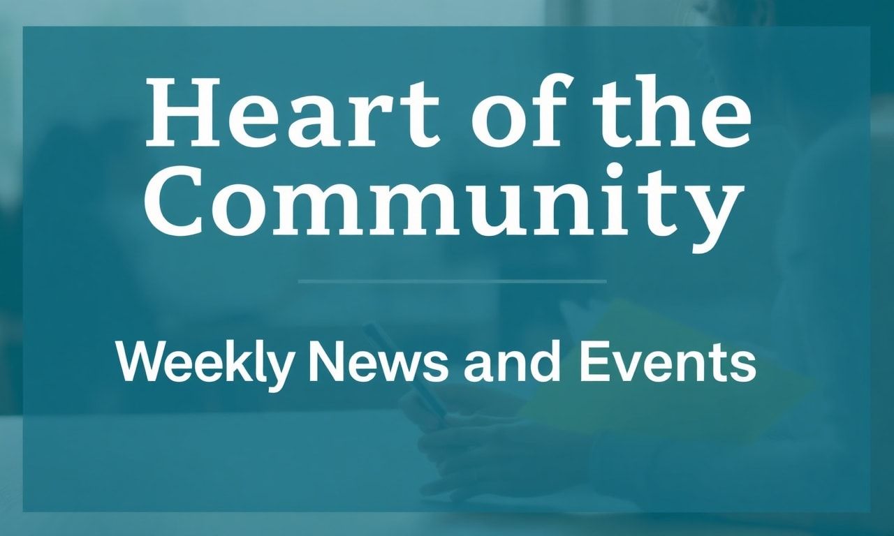 Toplumun Kalbi: Haftalık Haberler ve Etkinlikler