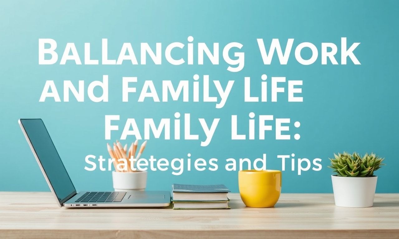 İş ve Aile Hayatı Arasında Dengede Kalmak: Stratejiler ve İpuçları