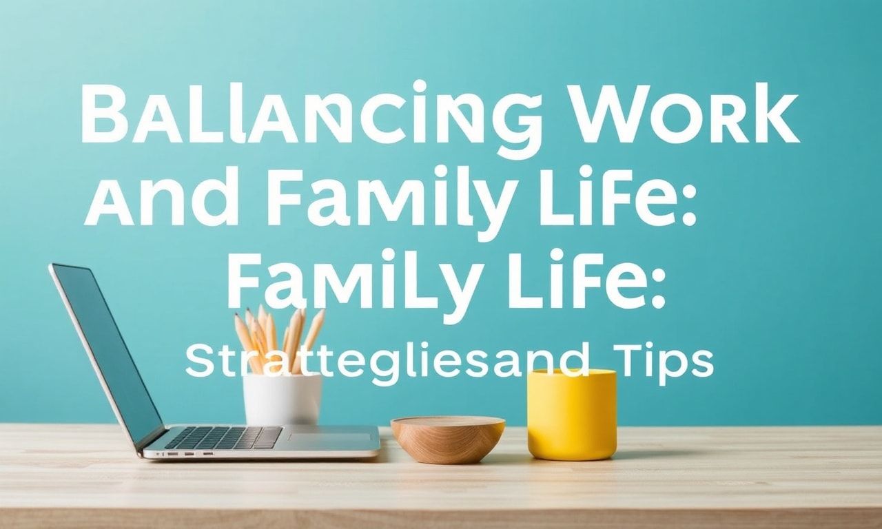 İş ve Aile Hayatı Arasında Dengede Kalmak: Stratejiler ve İpuçları